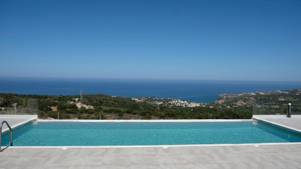 Eva Villas West With Infinity Pool & And Panoramic Sea View Gerani Chanion 외부 사진