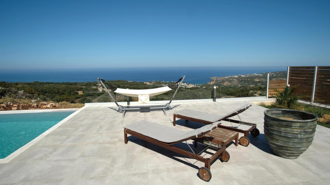Eva Villas West With Infinity Pool & And Panoramic Sea View Gerani Chanion 외부 사진