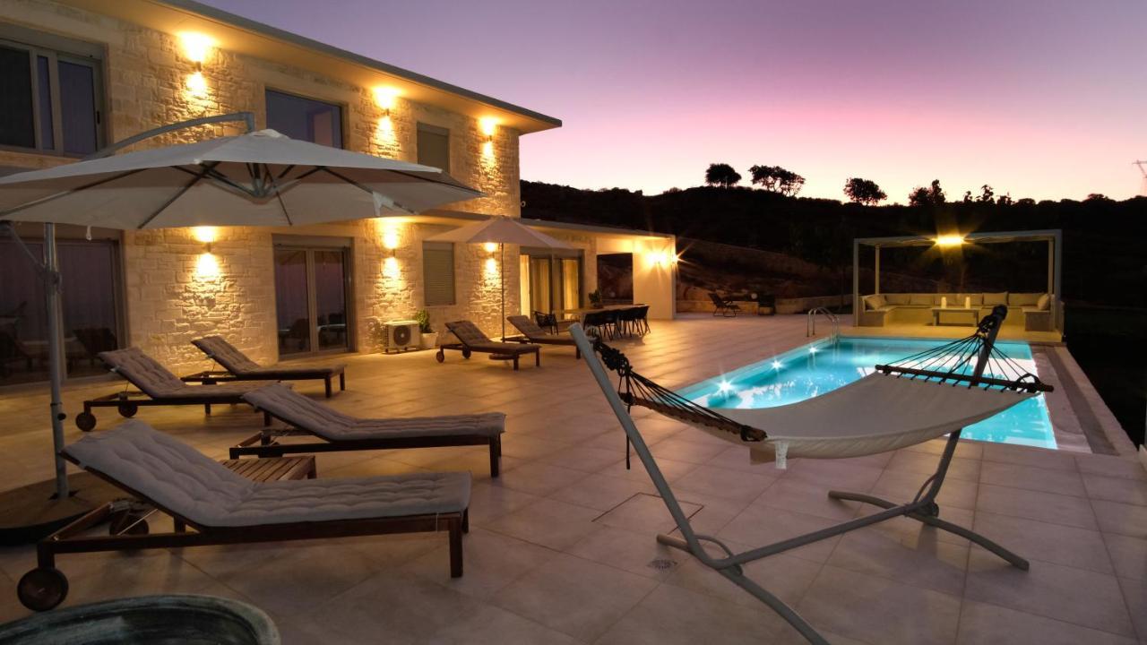Eva Villas West With Infinity Pool & And Panoramic Sea View Gerani Chanion 외부 사진