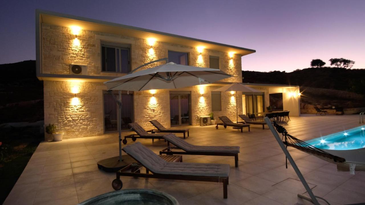 Eva Villas West With Infinity Pool & And Panoramic Sea View Gerani Chanion 외부 사진