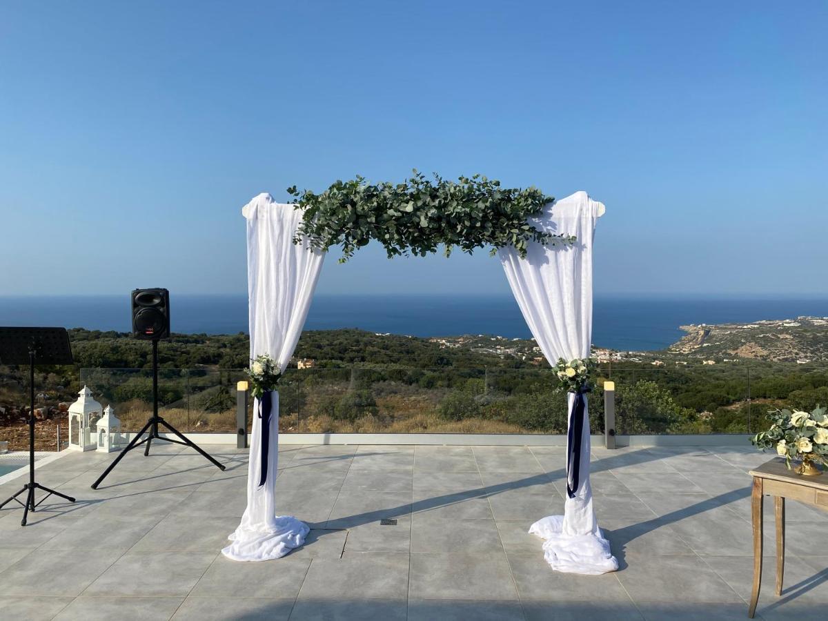 Eva Villas West With Infinity Pool & And Panoramic Sea View Gerani Chanion 외부 사진